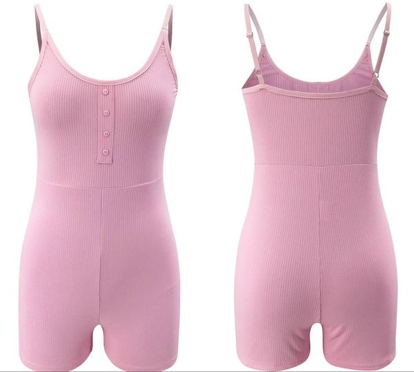 

lucky label rib knit short jumpsuit womens jumpsuit ladies pink black tights for women, White