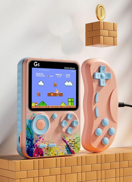 

portable game players 2 mini handheld console built-in 500 retro video 3.0 inch screen 4 color