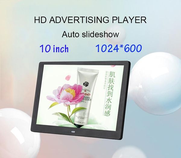 

digital po frames po customized advertising video player lcd screen 10 inch electronic frame for retail stores