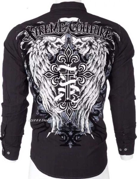 

2021 friction men's motorcycle rock croxin wing make old shirt coat order, Black