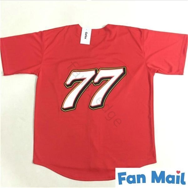 

checkered flag erik jones 77 baseball jersey mens stitched jerseys shirts size s-xxxl ing, Blue;black