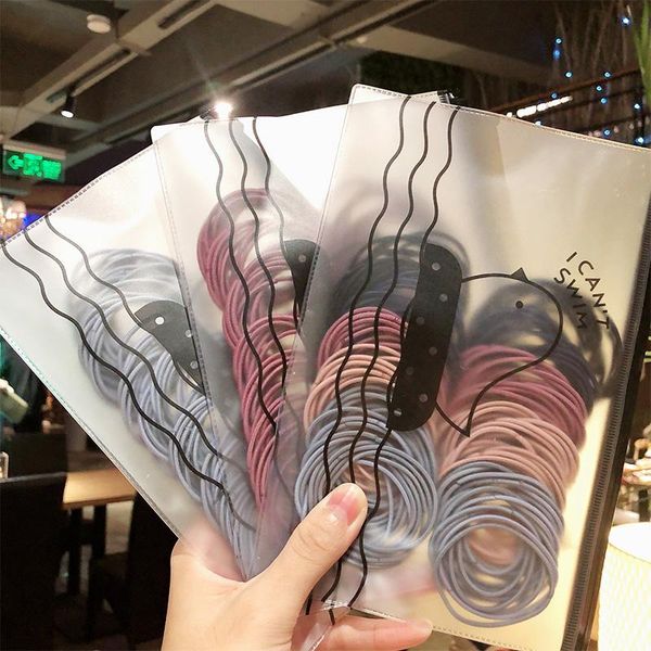 

hair accessories 100pcs/bag women rubber bands scrunchie elastic girls headband decorations ties gum for