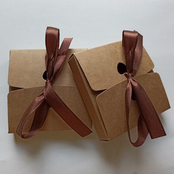 

gift wrap 5pcs small box mother's day packaging paper for with ribbon 10x10x2cm