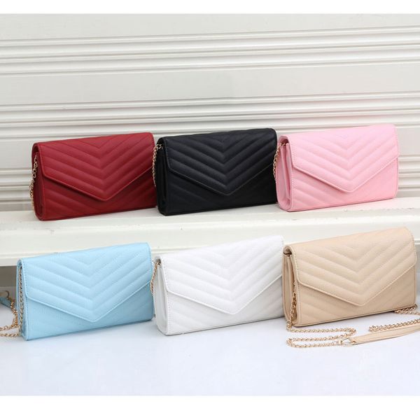 

womens bags designer women leather handbags flap shoulder bag female stripe ladies brand imitation handbag wallets luxury letter logo packag