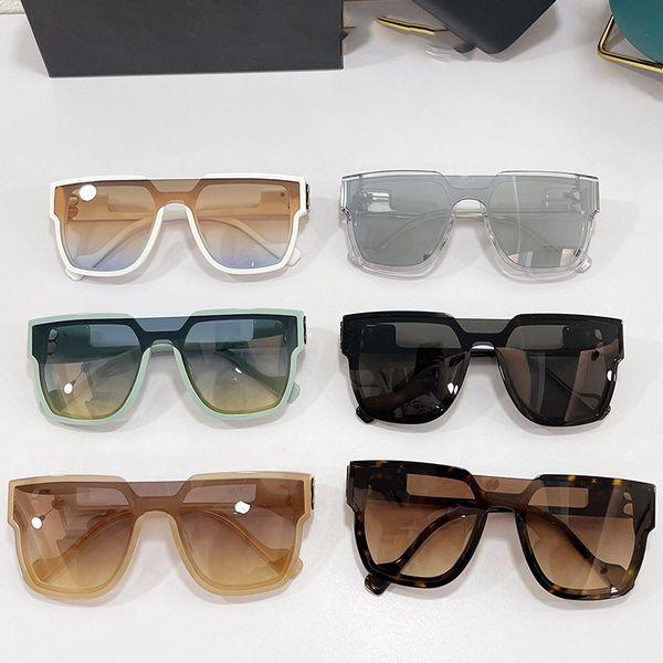 

new sunglasses 0201 mens and womens one-piece lens design glasses fashion shopping temple with letter b daily party vacation uv protection b, White;black