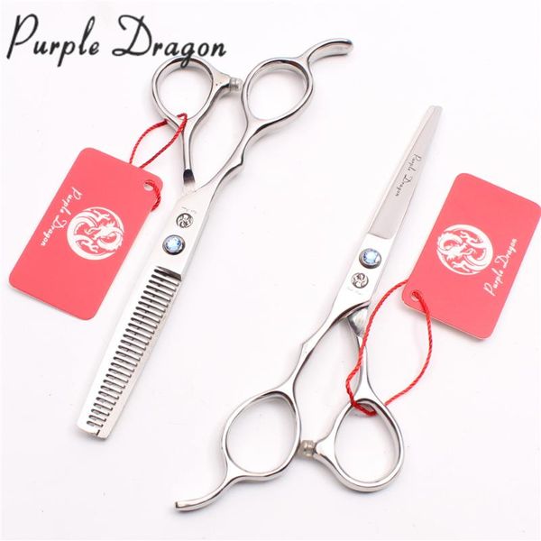 

hair scissors left-hand 5.5inch purple dragon blue gem hairdressing cutting thinning shears professional z8000