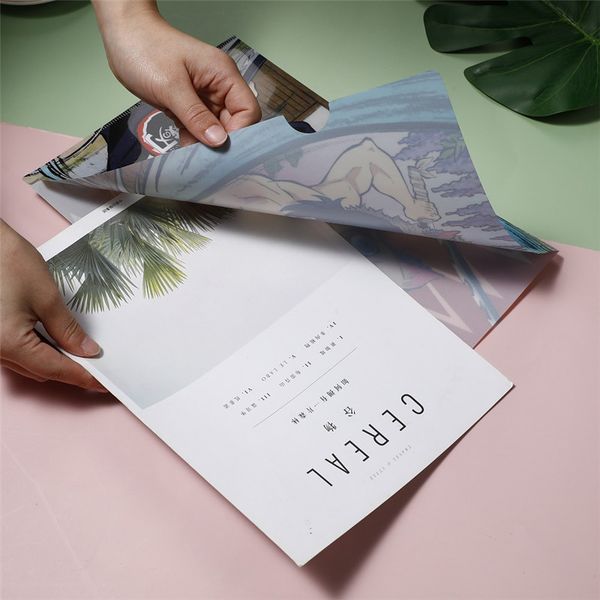 

japanese anime demon slayer kimetsu no yaiba pvc a4 file document bag pouch folder holder fastener office supplies organizer