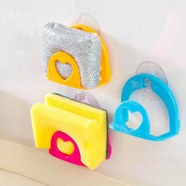 

hooks & rails suction cup kitchen sink sponge shelf rack holder multi-functional bathroom towel soap organizer cocina
