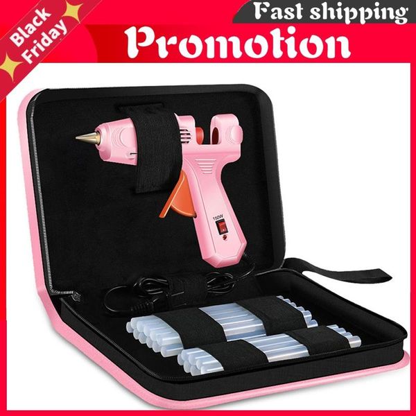 

glue guns 150w professional adjustable temperature melt mini gun set with sticks and bag for diy repair tools