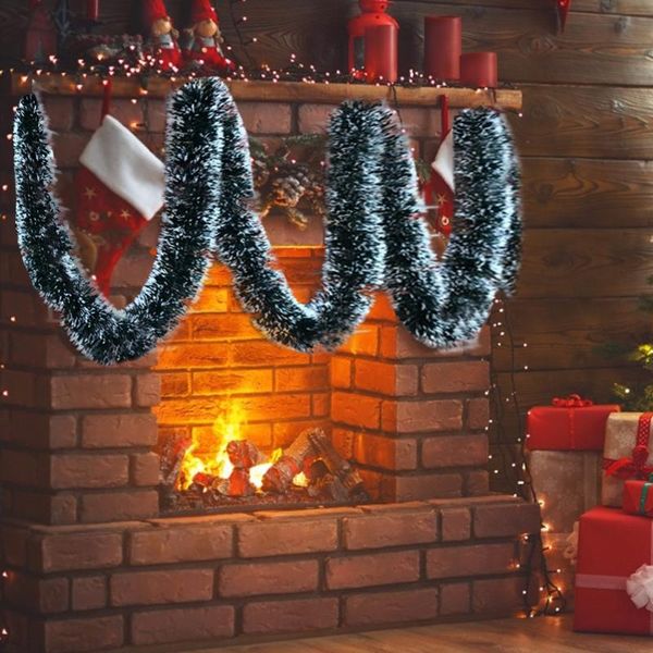 

christmas decorations party decor color bar glitter tinsel decoration ribbon wreath garland wedding year xmas