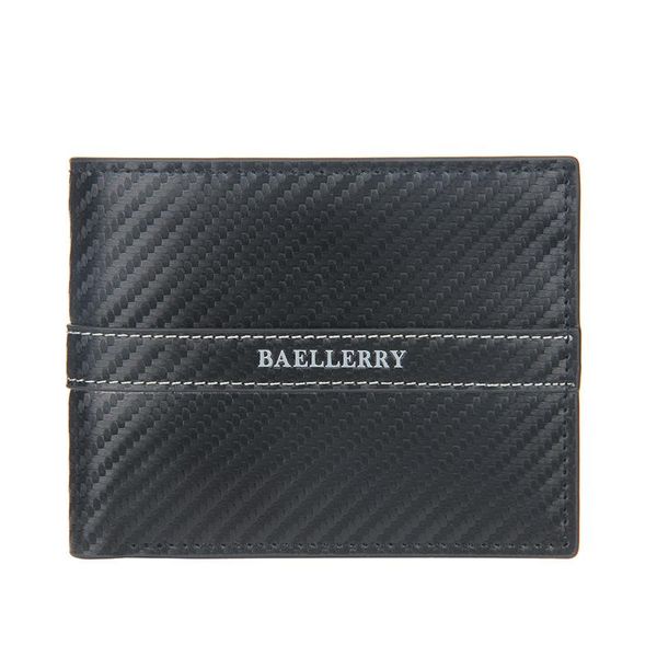

card holders men's short black horizontal wallet pu leather square type luxury purse stitching multiple slots retro business money clip, Brown;gray