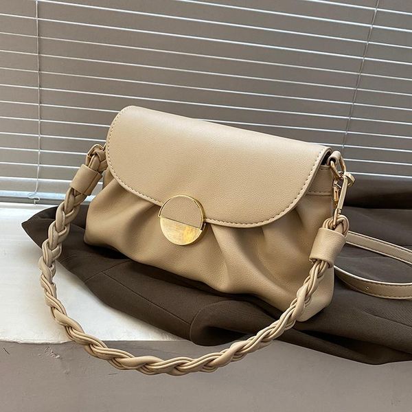 

evening bags niche design bag 2021 female autumn messenger fashion single shoulder square width: 26cm