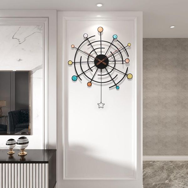 

silent wall clock electronic modern design living room wall clock simple home creative horloge murale kichen