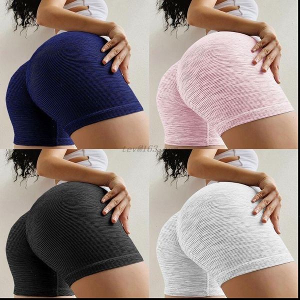 

women high waist stretch workout shorts butt stripes printing sport shaping fitness running high waist skinny leggings, White;black