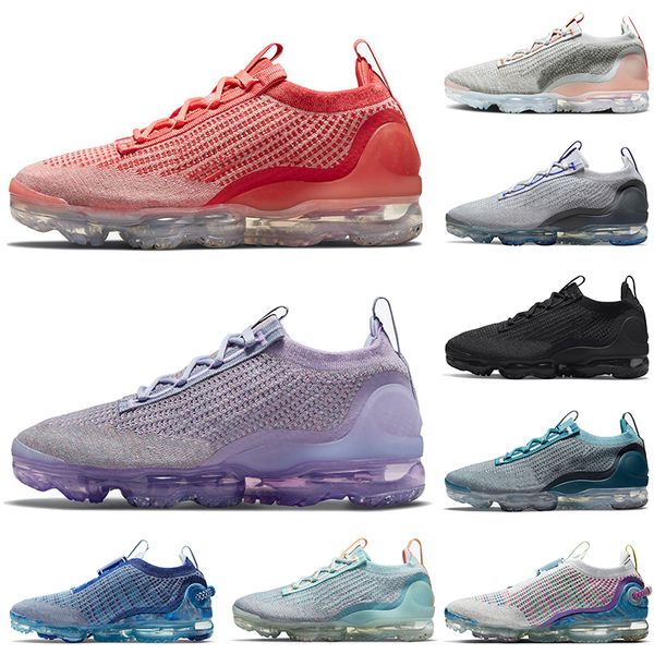 

fly 2021 knit-2020 flynit tn plus mens running shoes black speckled armory blue oreo light arctic pink stone blue obsidian trainers men wome