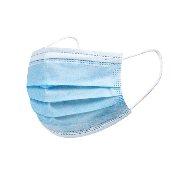 

disposable mask 50pcs 3-layer filter protection blue and black non-moven face masks personal health with earloop mouth sanitary facemasks fo