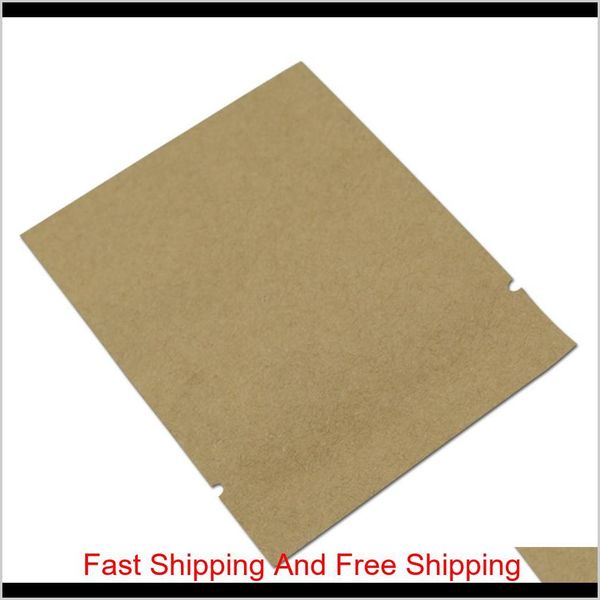 

11 sizes available brown open kraft paper inner foil bags mylar foil vacuum sealer food grade pouch aluminum fo qyljfe bbgargden