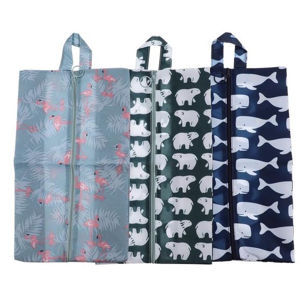 

storage bags 3pcs polyester waterproof shoes dust bag covers