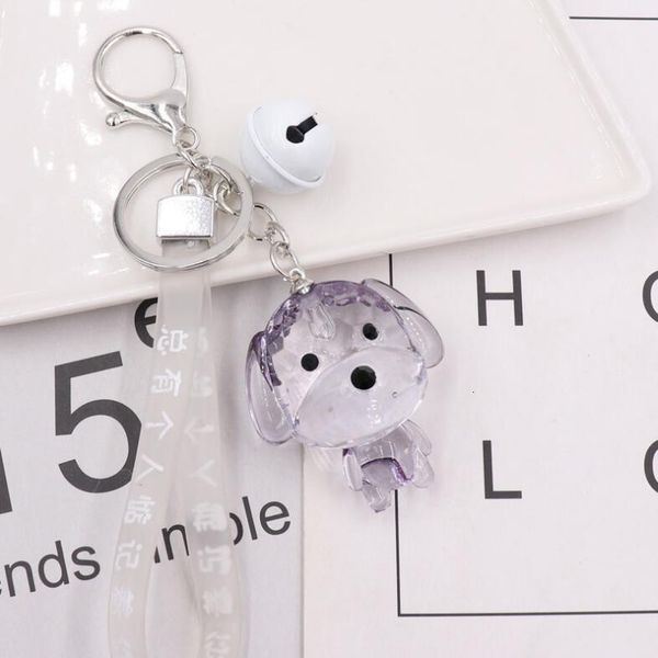 

2021 designer luxury letter key chain dice combination men women metal keychain party gift design car key brand key holder with gift box, Silver