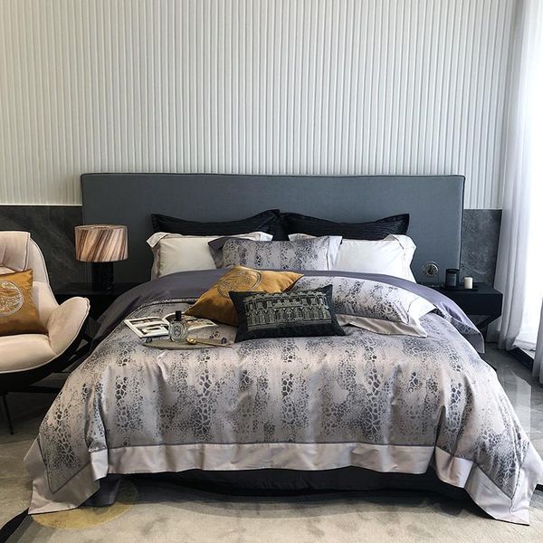 

bedding sets high precision 1200tc yarn dyed jacquard luxury 4/6/10pcs set duvet cover quilt bed comforter linen