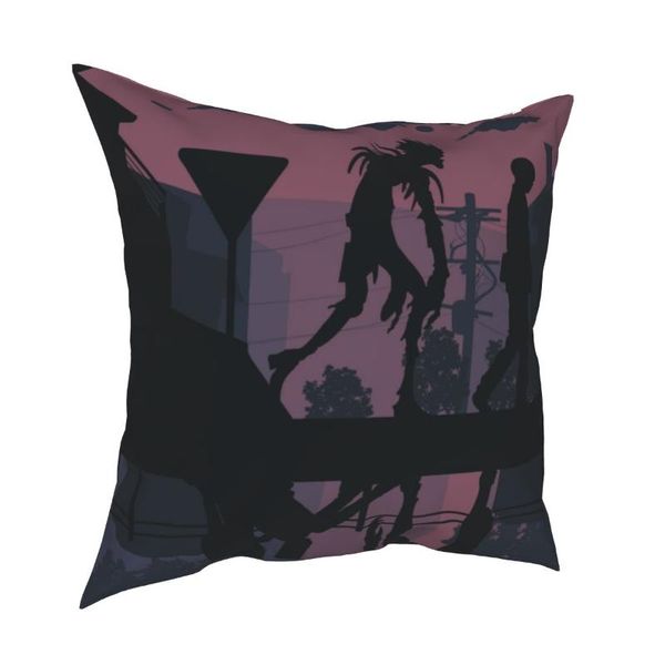 

cushion/decorative pillow anime death note square case japan manga l light cushion covers polyester decorative pillowcase for seat 40*40cm