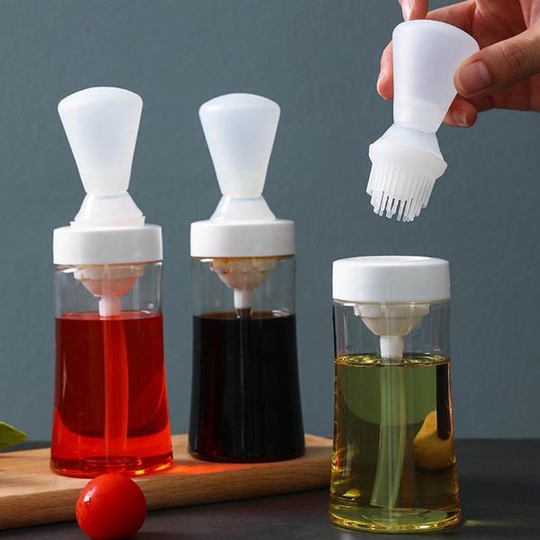 

tools & accessories barbecue silicone oil brush bottle press-type with for kitchen baking cooking bbq tool ts3