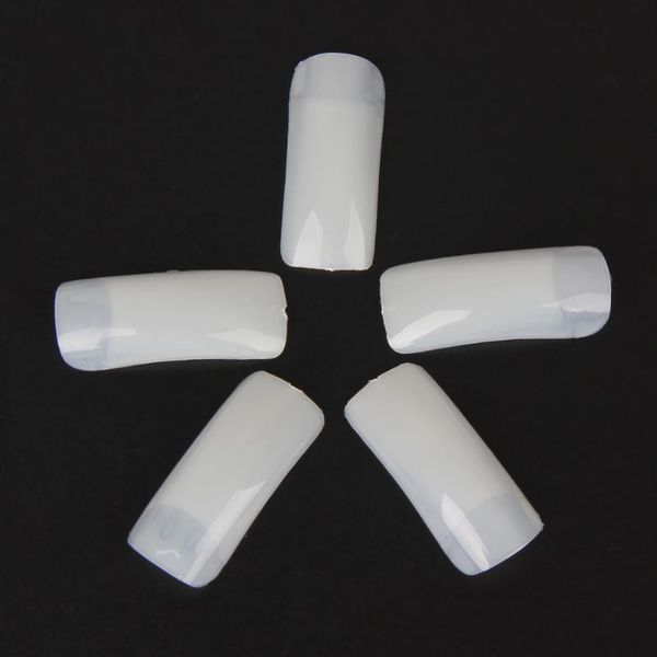 

false nails 500 pcs nail finger tips for salon art french acrylic atificail fake design display training tool, Red;gold