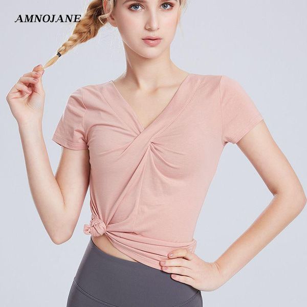

yoga sports t shirts for women short sleeve blouse t-shirt sport workout sports wear for women gym femme t-shirts, White;red