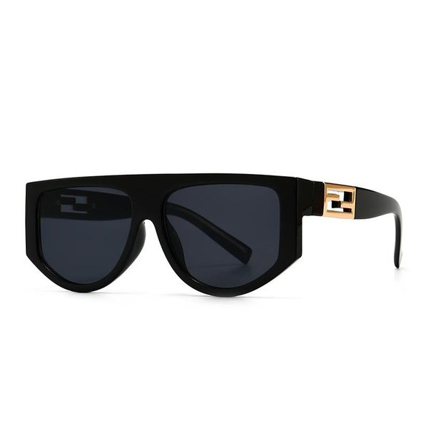 

sunglasses 2021 square oversized women gradient glasses designer outdoor ladies uv400, White;black