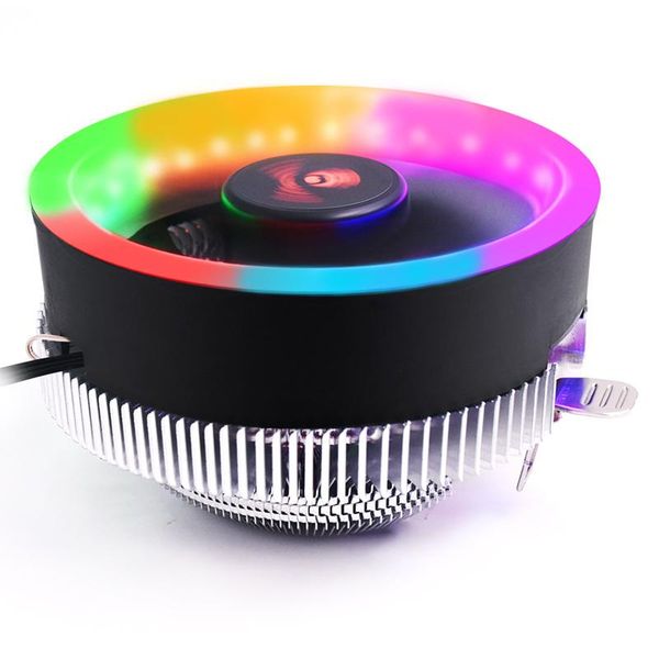 

fans & coolings universal silent cpu cooler master rgb cooling fan colorful 1pcs 12v computer 100mm x with 3-pin connector