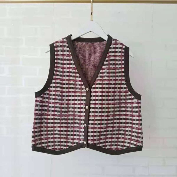 

knitted cardigan autumn v-neck vest women, White
