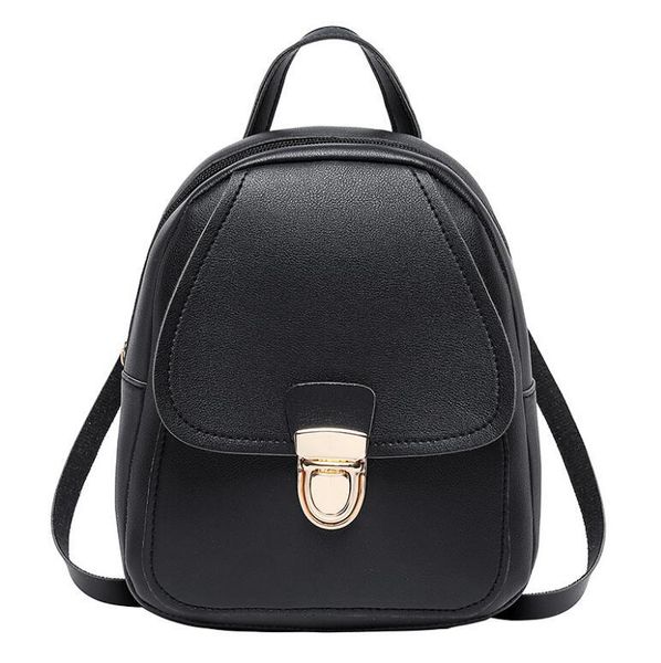 

backpack style 2021 women pu rucksack travel waterproof female bags lady