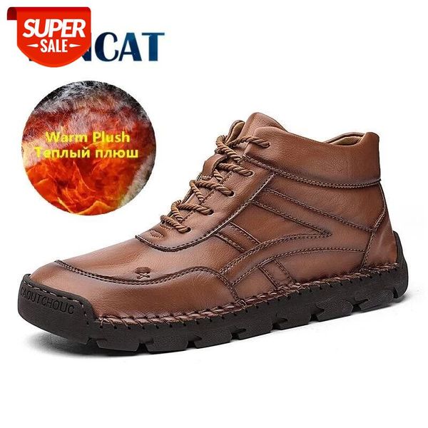 

brand men's ankle boots fur warm men's boots outdoor comfortable snow brand men designer sneakers botas hombre #zq4z