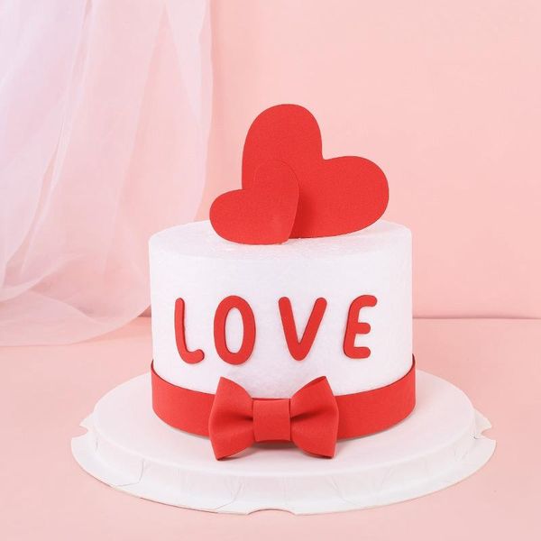 

other event & party supplies heart pattern love bow couple cake rim birthday wedding proposal baking wrapper suppplies