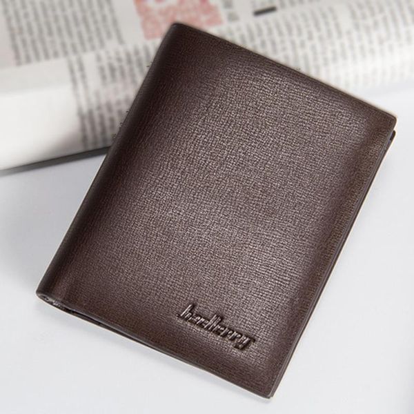 

wallets fashion men's bag hand purse simple solid color leather square large capacity wallet dropship t619, Red;black