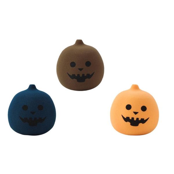 

sponges, applicators & cotton 3pcs beauty makeup egg pumpkin modeling puff gift