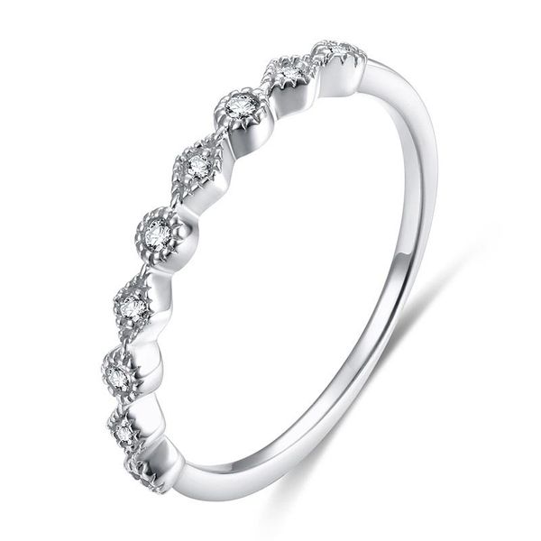 

cluster rings eamti ring silver 925 for woman cute thin finger 5a+ cz stone wedding anniversary band jewelry bagues pour femme, Golden;silver