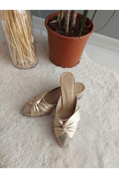 

slippers women's gold, Black