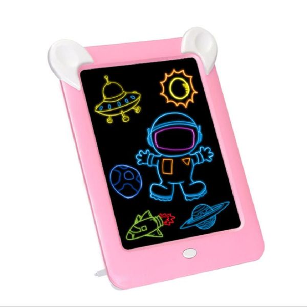 

paintings joylive 3d magic drawing pad children's educational toys led light board painting flat art crafts brain development