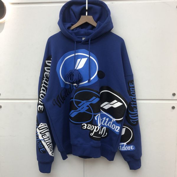

2021 new print we11done with hoodie xsnl, Black