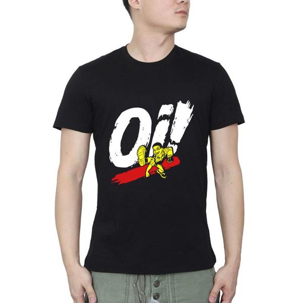 

men's t-shirts oi dancing white ringer sale fashion for men, White;black
