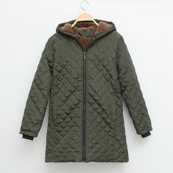 

2021 new new, fastest korean with a hood women's jacket autumn and winter wool h00192 3eci, Black