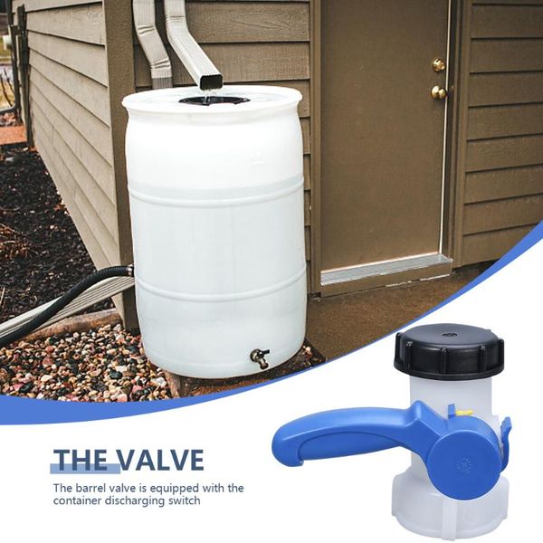 

watering equipments dn40/dn50/dn80 active/integrated butterfly valve for ibc tank container 1000l switch ball barrel adapter