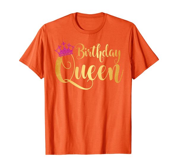 

birthday queen happy birthday party funny t-shirt gift, White;black