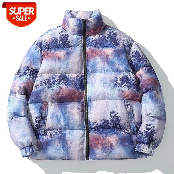 

Hip Hop Color Block Bear Graffiti Jacket Warm Parkas Men 2020 Winter Casual Padded Coats Harajuku Streetwear Windbreaker #O97G, Black