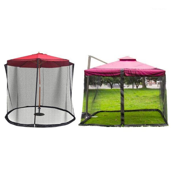 

shade t5ef patio umbrella net polyester mesh screen universal canopy zipper1