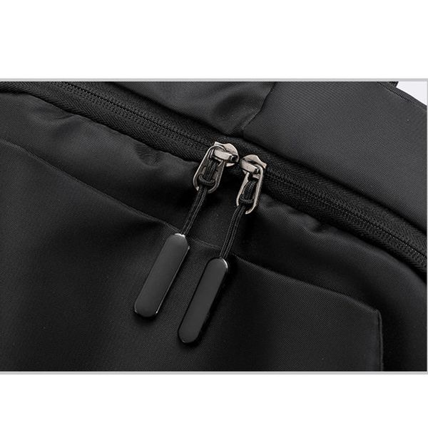 

men backpacks travel black nylon waterproof big capacity school bags for teenage middle high student casual bagpack usb charging