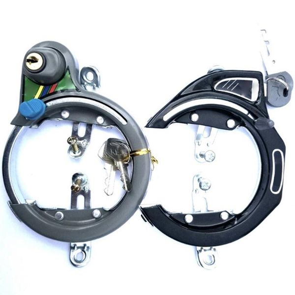 

bike locks security accessories iron rustproof universal bicycle lock practical durable riding anti theft tool keys horseshoe shape