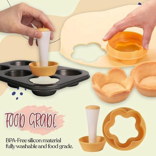 

baking moulds pastry dough tamper kit diy cupcakes biscuit mold donut qp2