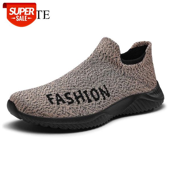 

new men casual shoes mens sneakers comfort knit sneakers man slip-on lightweight shoes for men driving couple footwear #sq7x